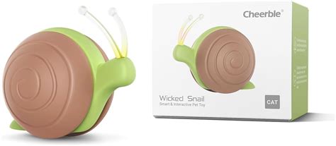 Amazon Cheerble Interactive Cat Toy For Indoor Cats Wicked Snail