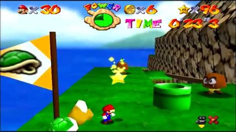 Super Mario 64 N64 Tiny Huge Island Star 3 Rematch With Koopa The Quick Youtube