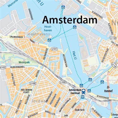 Digitale Plattegrond Van De Gemeente Amsterdam