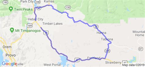 Heber To Hannah And The Wolf Creek Pass Loop Route Ref 35259 Motorcycle Roads