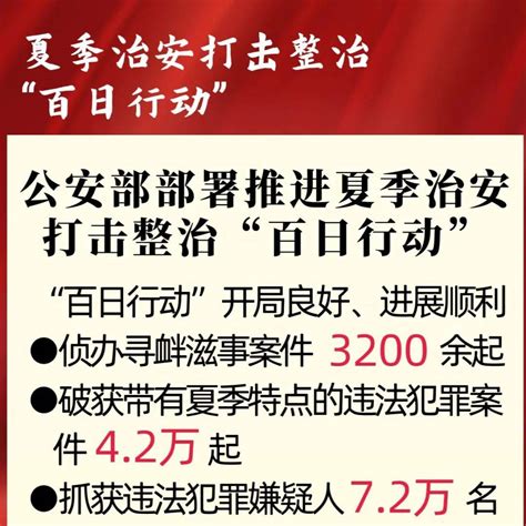 【夏季治安打击整治“百日行动”】公安部部署推进夏季治安打击整治“百日行动” 公安部党委 会议 大局