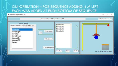 Python Sequence Editor Example Test Engineers Resource