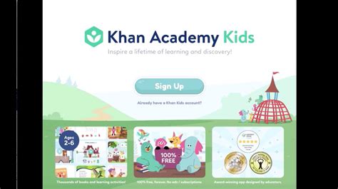 Getting Started With Khan Academy Kids Youtube