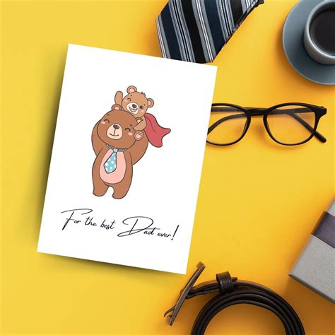 Happy Fathers Day Printable Card Fathers Day Card Printable Fathers