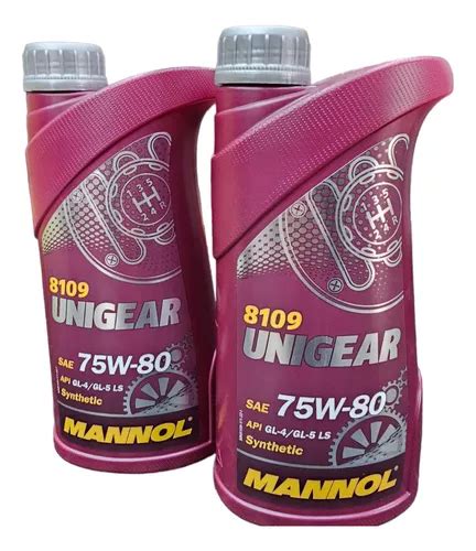 Aceite 75w80 Mannol Api Gl4 Gl5 Ls Para Transmisiones 2 Lts Cuotas