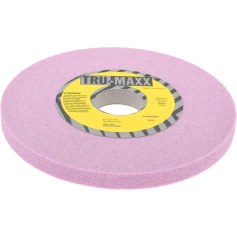 Tru Maxx Surface Grinding Wheel 6 Dia 12 Thick 1 14 Arbor 60 Grit Msc Industrial