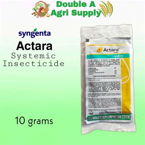 Actara 25WG Systemic Insecticide Pests Control Syngenta Shopee