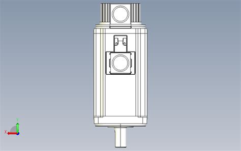 台达2kw伺服电机带刹车ecma Cx1020fsstep模型图纸下载 懒石网