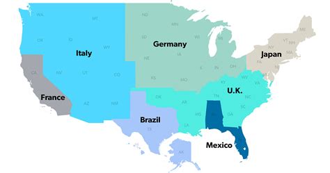 United States Economy Map