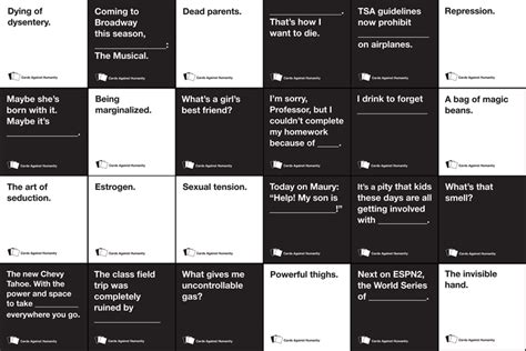 Letter Of Complaint Cards Against Humanity The New York Times