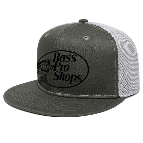 Bass Pro Shop Parrot Fishing Logo Unisex Flat Brim Trucker Cap Cool ...