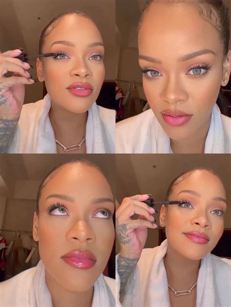 Pin By Queenmentality On Skin Like Pearls Glam Makeup Look Rihanna