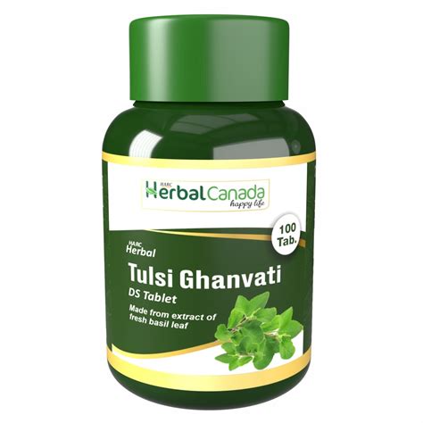 Buy Herbal Tulsi Ghanvati DS Tablet 500mg Immunity Enhancer Online At