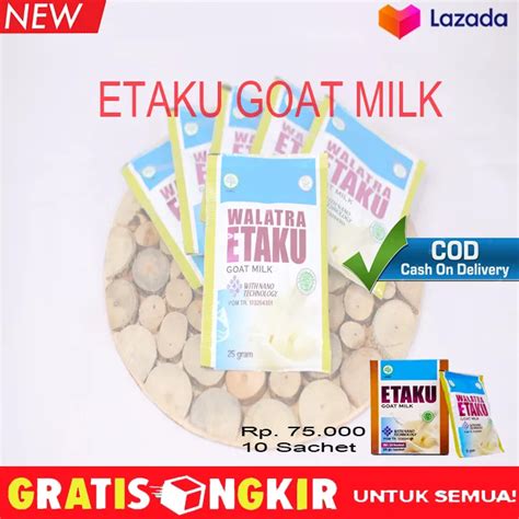 Walatra Susu Kambing Etaku Isi Sachet Gr Higienis Untuk