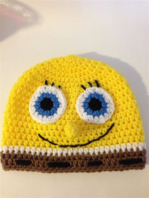 Spongebob Crochet Hat Pattern Etsy