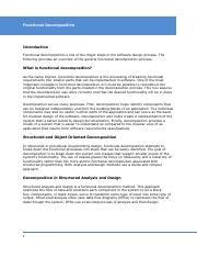 Functional Decomposition.pdf - Functional Decomposition Introduction ...