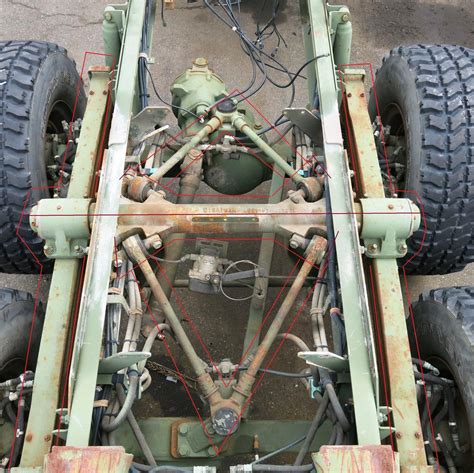 MILITARY LMTV 5TON TRUCK TANDEM REAR AXLE SUSPENSION LEAF SPRING SET ...