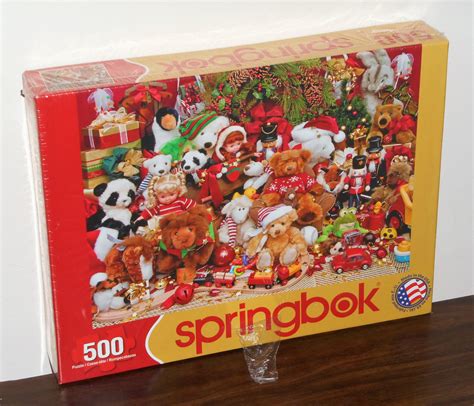 Holiday Playtime 500 Piece Springbok Jigsaw Puzzle Christmas 34 01489