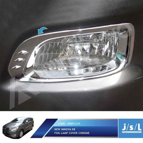 Jual Kijang Innova Cover Lampu Kabut Fog Lamp Cover Chrome Shopee