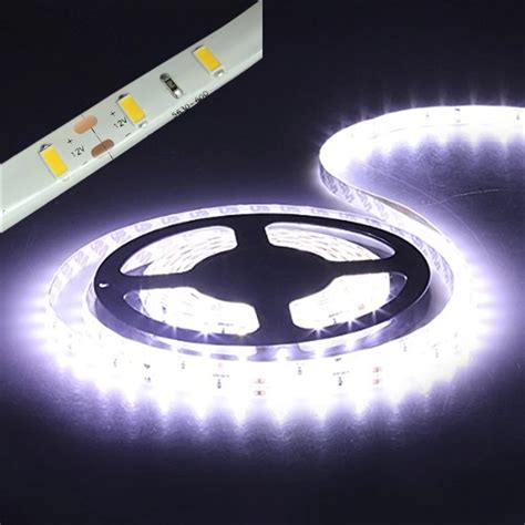 Led Strip Light 5630 5730 Waterproof 12v Flexible Tape 5m Natural White