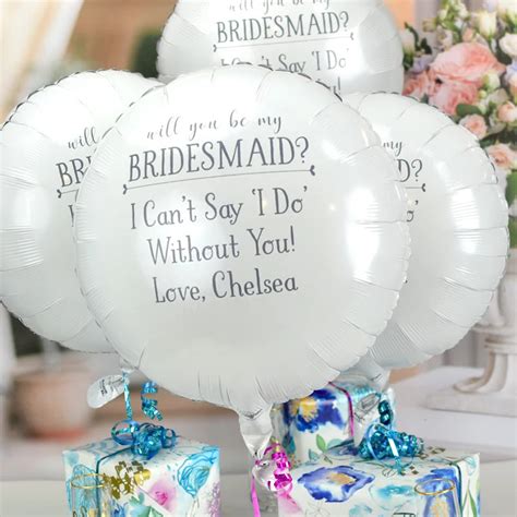 Personalized Round Mylar Wedding Balloons