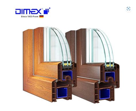 Dimex Edelweiss E90 Passive Upvc Window Profiles For Construction