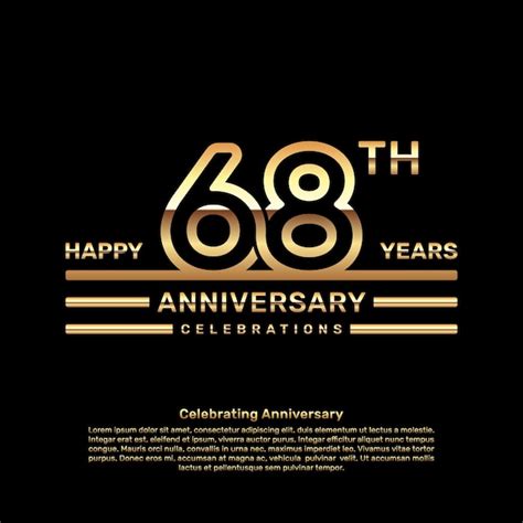 premium vector  year anniversary logo design  double