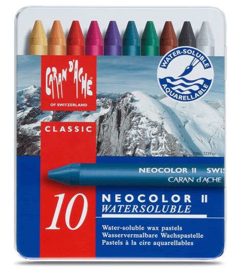 Caran D Ache Caran D Ache Neocolor Ii Crayon Set Colours Artist