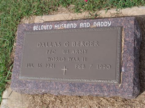 PFC Dallas Greeley Berger (1921-1990) - Find a Grave Memorial