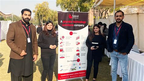 The Sybrid Team Visited The COMSATS University Projects Career Expo