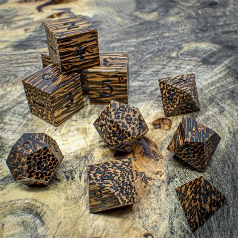 Black Palm Wood | Artisan Dice