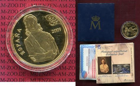 400 Euro Gold Dali Spanien 400 Euro Gold 2009 Galarina 1945 Salvador ...