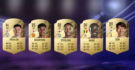 Fifa 22 The Best Five Premier League Players In Each Position On