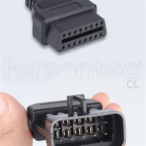 Cable Adaptador Obd Para Opel De Pines A Conector Obd Ii De Pin