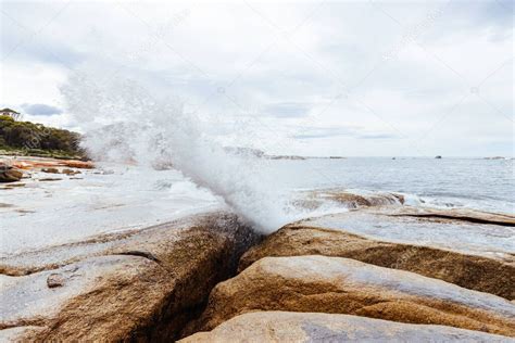 El Famoso Bicheno Blowhole Que Es Una Atracci N Tur Stica Popular Cerca