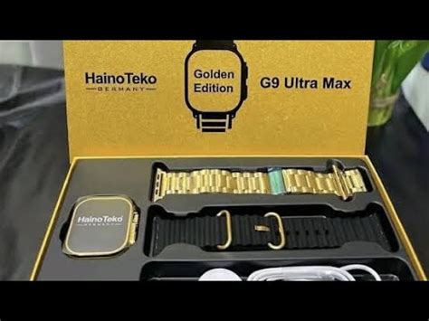 G9 Ultra Max Smart Watch Haino Teko Gold Edition Review