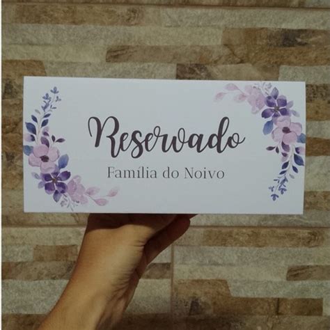 Plaquinha De Reservado Shopee Brasil