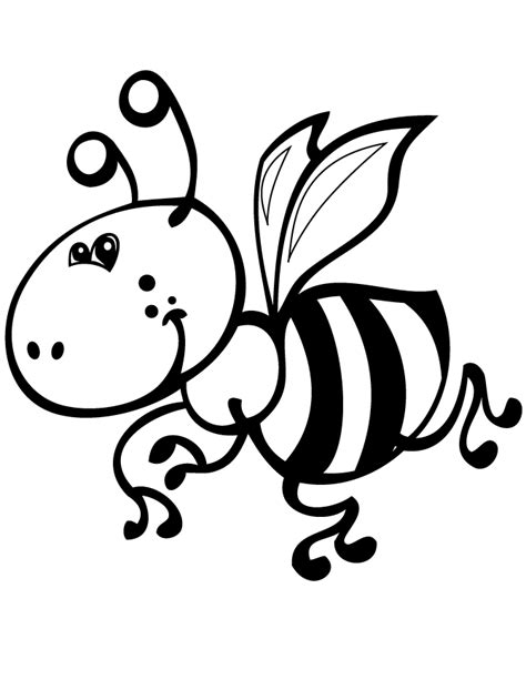 Cute Bumble Bee Coloring Pages Download And Print For Free