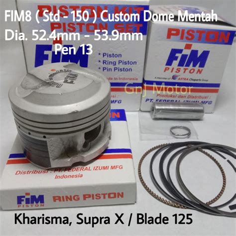 Jual Piston Kit Racing Fim Karisma Supra X Blade Kharisma