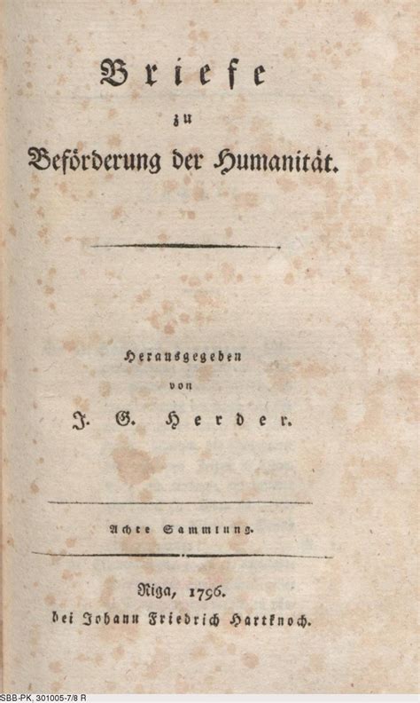 Deutsches Textarchiv Herder Johann Gottfried Von Briefe Zu