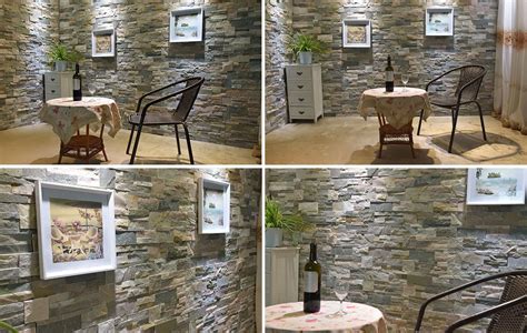 Stacked Stone Wall Interior