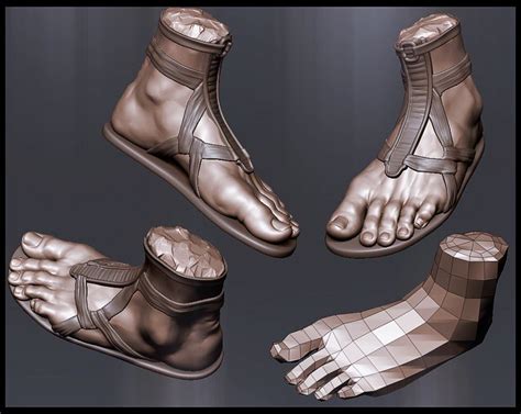 Foot Sculpt Zbrushcentral