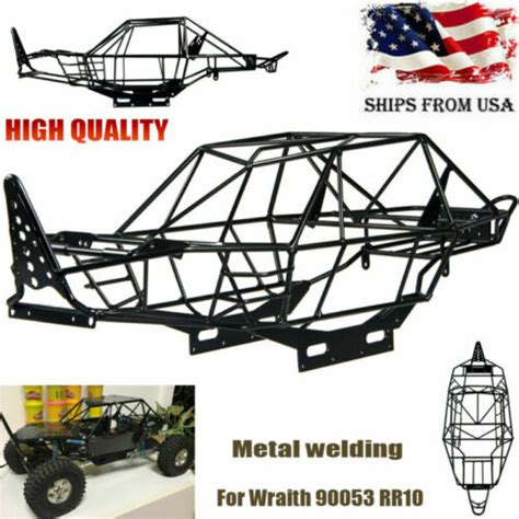 Metal Steel Roll Cage Frame Body Chassis For 110 Rc Axial Wraith 90053 Rr10 Us Ebay