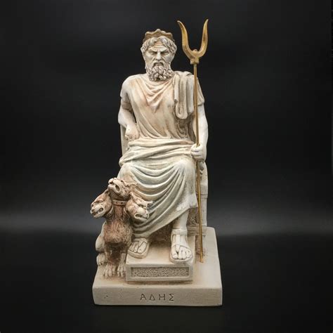 Greek God Of The Underworld Hades And Cerberus Statue God Of Death