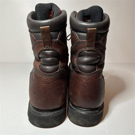 Worx By Red Wing Steel Toe Work Boots Mens Size M Gem