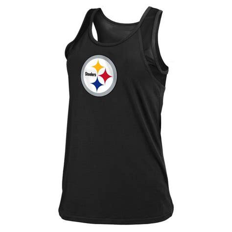 Pittsburgh Steelers Women S New Era Mesh Racerback Insert Tank