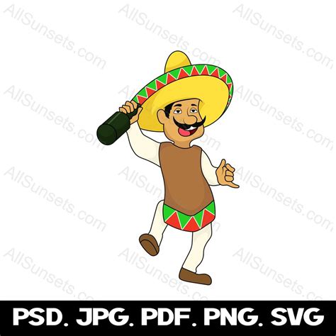 Mexican Sombrero Man