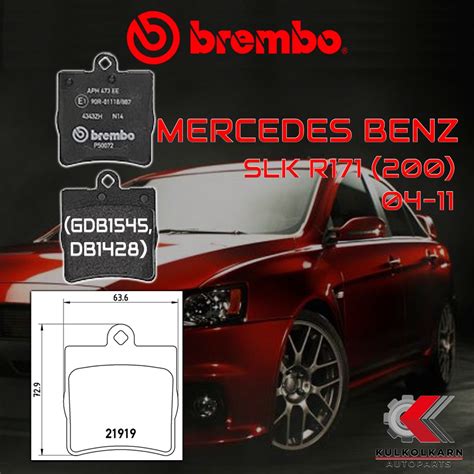 Brembo Mercedes Benz Slk R P B C