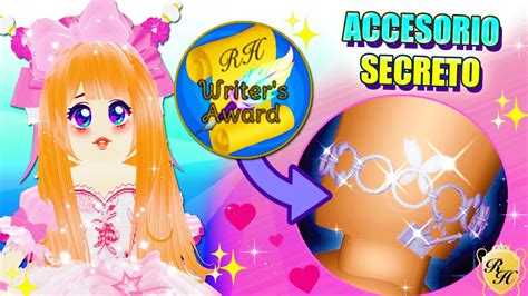 💫 Como Conseguir El Nuevo Accesorio Secreto Y Emblema 👑 Royale High Roblox Youtube