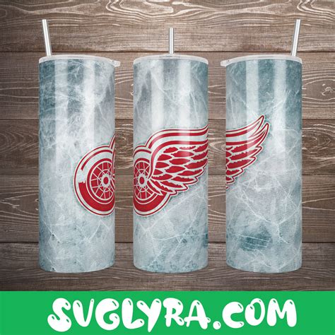 Detroit Red Wings Tumbler Wrap Oz Skinny Straight Nhl Tumbler